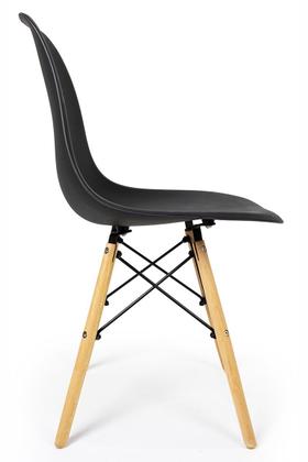 Imagem de Mesa Eiffel Redonda Branca 70 Cm MDF +2 Cadeira Eames Eiffel