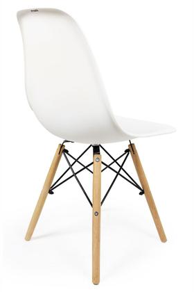 Imagem de Mesa Eiffel Redonda Preta 60 Cm MDF + 2 Cadeira Eames Eiffel