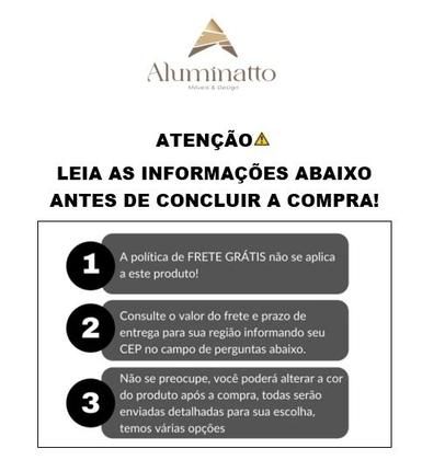 Imagem de Mesa em alumínio ripado 1,50 cm