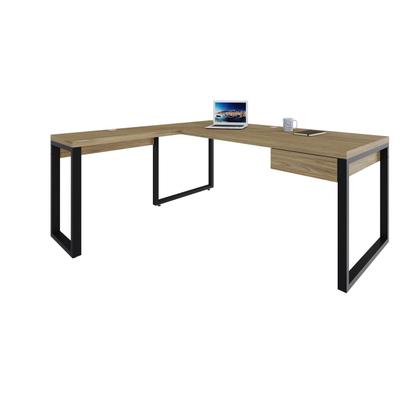 Imagem de Mesa em L Presidente C/01 Gav. 190x160x75cm Yon