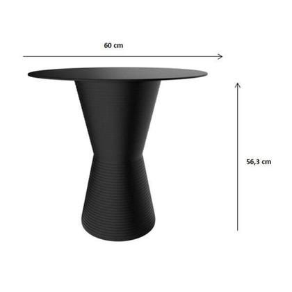 Imagem de Mesa em Poliropileno Dub Cinza/Mushroom