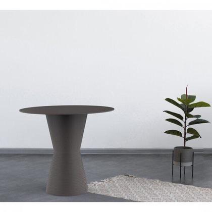Imagem de Mesa em Poliropileno Dub Cinza/Mushroom