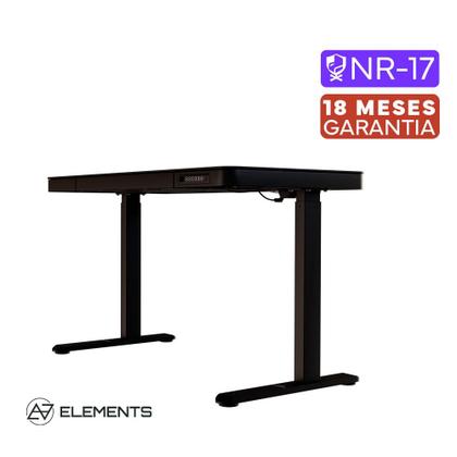 Imagem de Mesa Escritório 114,8cm com Regulagem de Altura Elétrica e USB Musa