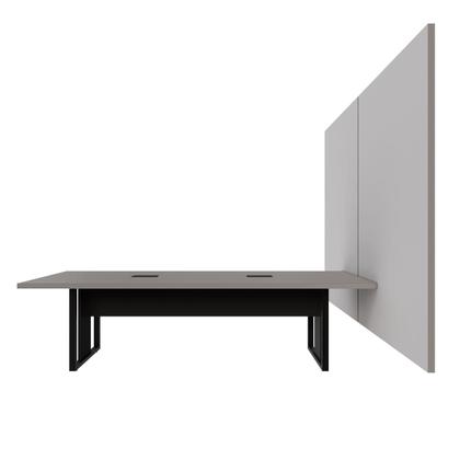 Imagem de Mesa Escritório 2,70m 2 CX de Tomada e Painel de TV Duplo F5