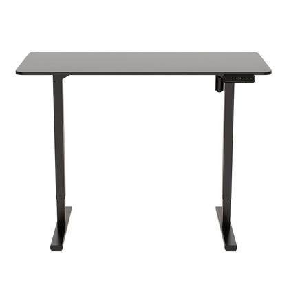 Imagem de Mesa Escritório com Regulagem de Altura Elétrica Flexispot 120cm Industrial Grafite Cinza