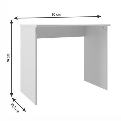 Imagem de Mesa Escritório Escrivaninha Notebook Compact Branca