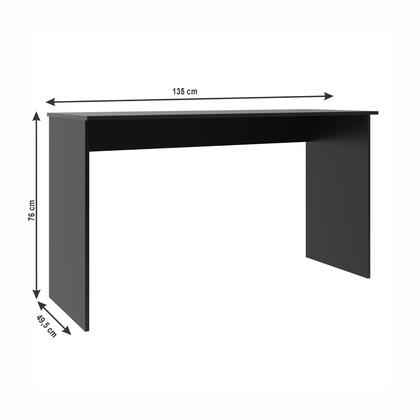 Imagem de Mesa Escritório Escrivaninha Notebook Compact S - Preta