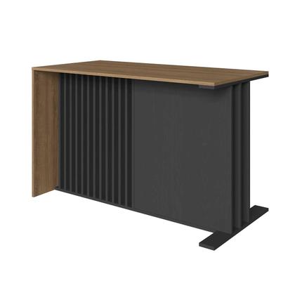 Imagem de Mesa Escritório Home Office 120 cm x 75 cm com Painel Ripado