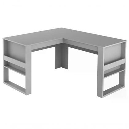 Imagem de Mesa Escrivaninha Angular Para Escritorio Me4145 Branco