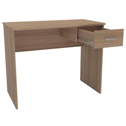 Imagem de Mesa Escrivaninha Arapeí 1 Gaveta Castanho - Politorno