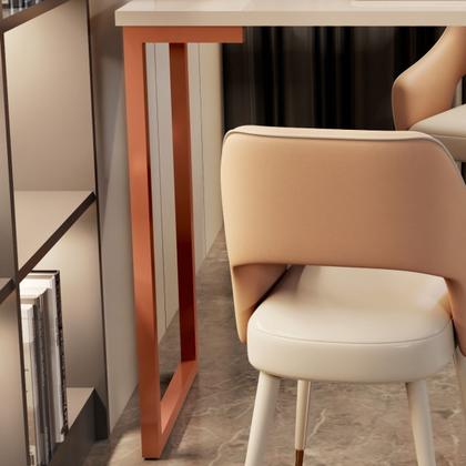 Imagem de Mesa Escrivaninha Cairo Em Aço Com Prateleiras Home Office