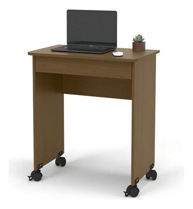 Imagem de Mesa Escrivaninha Compact 0,70 Com Rodízios e Gaveta