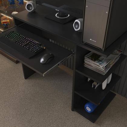 Imagem de Mesa Escrivaninha Computador Escritório Office Gamer Pc Cor/Pek Móveis.