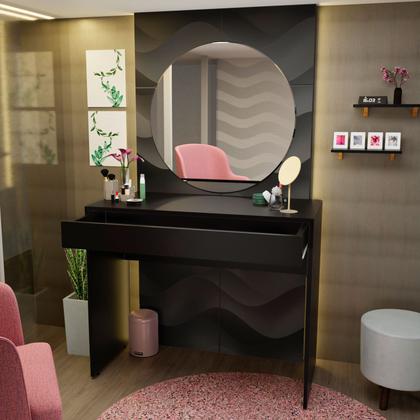 Imagem de Mesa Escrivaninha Computador Notebook 900x420 Com 1 Gaveta