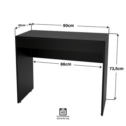 Imagem de Mesa Escrivaninha Computador Notebook 900x420 Com 1 Gaveta