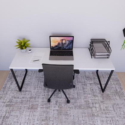 Imagem de Mesa Escrivaninha Diretor Estilo Industrial Escritório Computador Camaleão 180cm