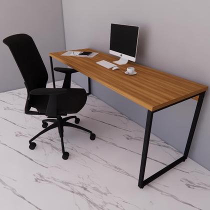 Imagem de Mesa Escrivaninha Diretor Estilo Industrial Escritório Computador Camaleão 180cm