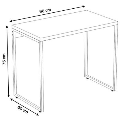 Imagem de Mesa Escrivaninha Dynamica Preto ônix/Preto 11066 - Compace