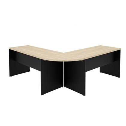 Imagem de Mesa Escrivaninha em L Canto Arredondado 140x60cm