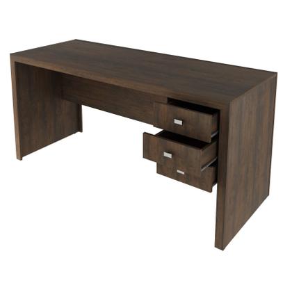 Imagem de Mesa Escrivaninha Engrossurada 155m com 3 Gavetas ME4113 Tecnomóbili