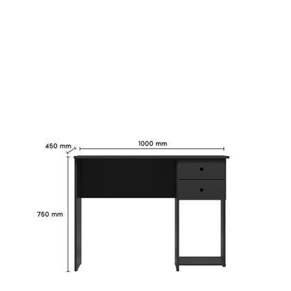 Imagem de Mesa Escrivaninha Escritório Quarto Estudo Trabalho Notebook Computador 2 Gavetas 4115