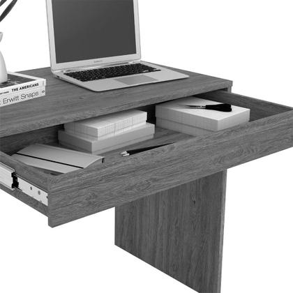 Imagem de Mesa Escrivaninha Facility em MDP com 1 Gaveta Demóbile