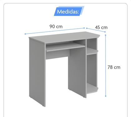 Imagem de Mesa Escrivaninha Gamer Computador Notebook Estudo Trabalho 90 Preto Vermelho