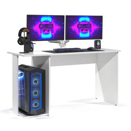 Imagem de Mesa Escrivaninha Gamer Valorant Estilo Moderno Com Espaço Para Gabinete E Monitores