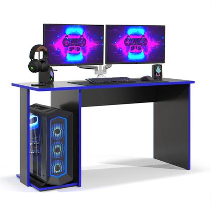 Imagem de Mesa Escrivaninha Gamer Valorant Estilo Moderno Com Espaço Para Monitores E Gabinetes