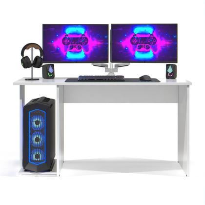 Imagem de Mesa Escrivaninha Gamer Valorant Estilo Moderno Com Espaço Para Monitores E Gabinetes