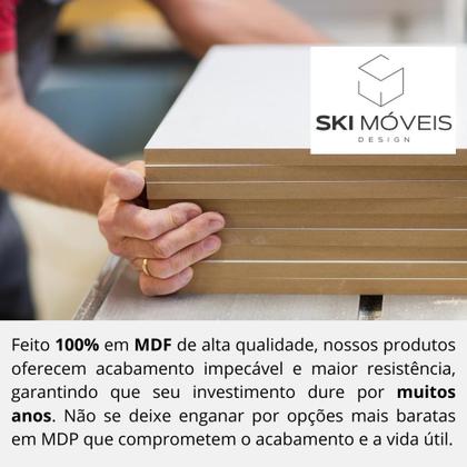 Imagem de Mesa Escrivaninha Home Ofice Industrial 100% MDF