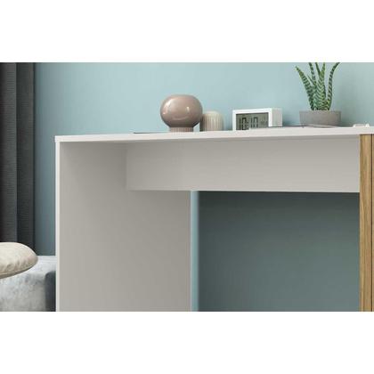 Imagem de Mesa Escrivaninha Juvenil MB 1060 Mel/Petroleo - Movelbento