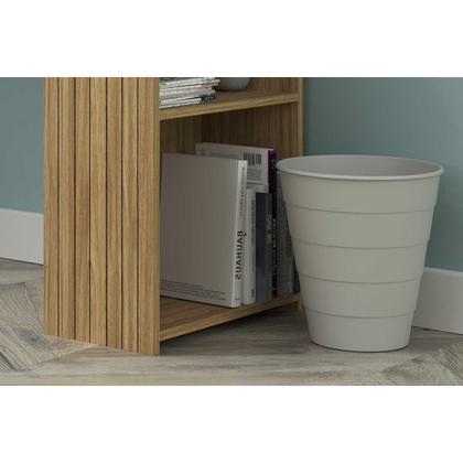 Imagem de Mesa Escrivaninha Juvenil MB 1060 Mel/Petroleo - Movelbento