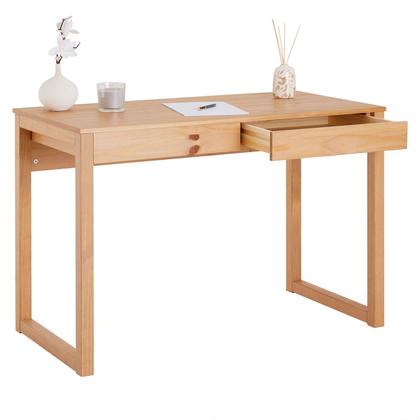 Imagem de Mesa Escrivaninha Madeira 2 Gavetas Noah