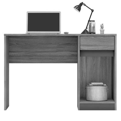 Imagem de Mesa Escrivaninha Morada 1 Porta 1 Gaveta Branco - Demóbile