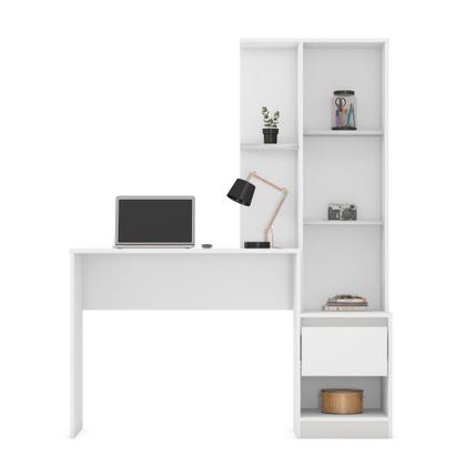 Imagem de Mesa Escrivaninha Morada c/ Armário 1 Porta e 1 Gaveta - Escritório Home Office - Demobile 29800