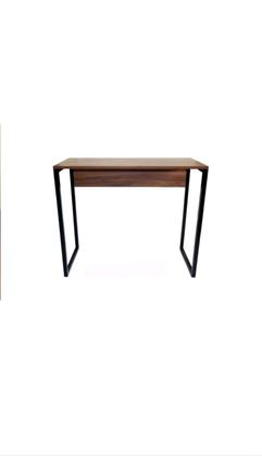 Imagem de Mesa Escrivaninha Notebook Computador Na Cor Madeirado Os Pé