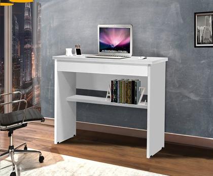 Imagem de Mesa Escrivaninha Notebook Office Com Gaveta Vitoria Branco