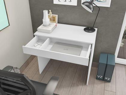 Imagem de Mesa Escrivaninha para Computador Alexia Branca AJL Móveis