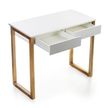 Imagem de Mesa Escrivaninha Para Estudo Com 2 Gavetas Mesinha Para Computador