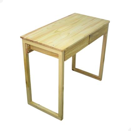 Imagem de Mesa Escrivaninha Para Estudo Com 2 Gavetas Mesinha Para Computador