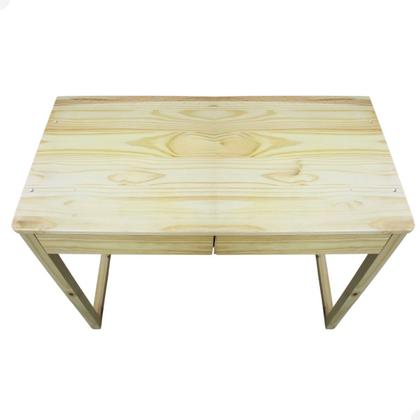 Imagem de Mesa Escrivaninha Para Estudo Com 2 Gavetas Mesinha Para Computador