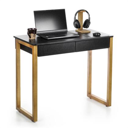 Imagem de Mesa Escrivaninha Para Estudo Com 2 Gavetas Mesinha Para Computador