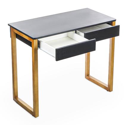 Imagem de Mesa Escrivaninha Para Estudo Com 2 Gavetas Mesinha Para Computador