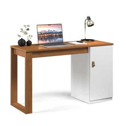 Imagem de Mesa Escrivaninha Para Home Office E Escritório Paris Estilo Moderno Com Porta Em Mdf