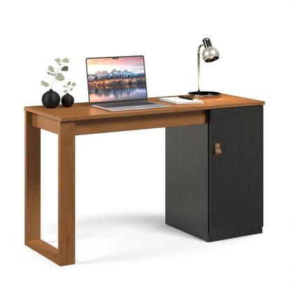 Imagem de Mesa Escrivaninha Para Home Office E Escritório Paris Estilo Moderno Com Porta Em Mdf