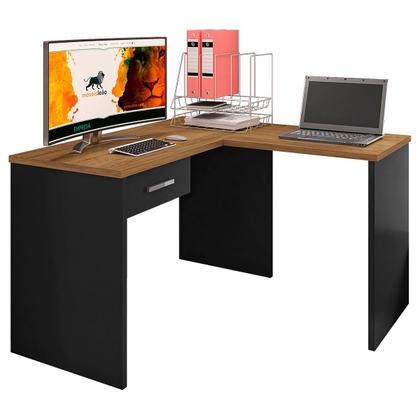 Imagem de Mesa Escrivaninha Parati L01 com Extensor e 1 Gaveta - Amarena Móveis