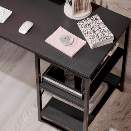 Imagem de Mesa Escrivaninha Quarto Notebook Estudo Escritorio Trabalho 120 x 50 com prateleira