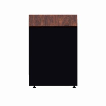 Imagem de Mesa Escrivaninha Retangular 120cm X 60cm Escritório Pé Painel com Passa Cabos Industrial Executive