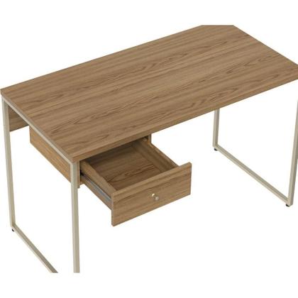 Imagem de Mesa Escrivaninha Voss 1.20cm Freijó/champanhe